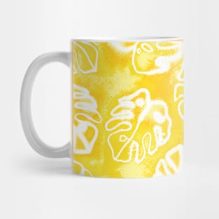 Yellow Vibrant Monstera Mug